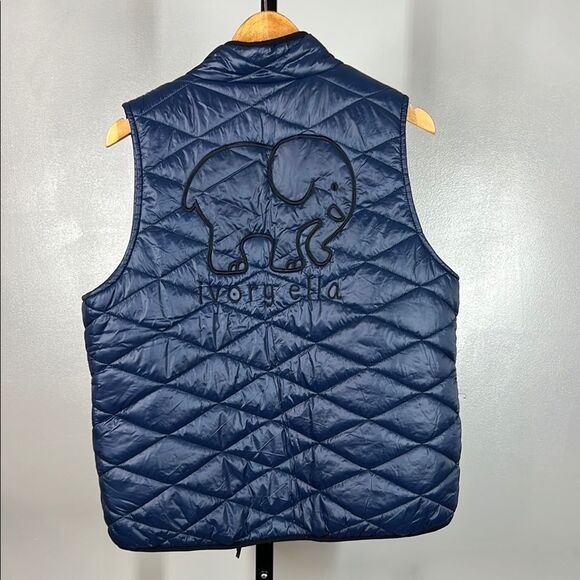 Ivory Ella Blue Quilted Vest - Picture 2 of 7
